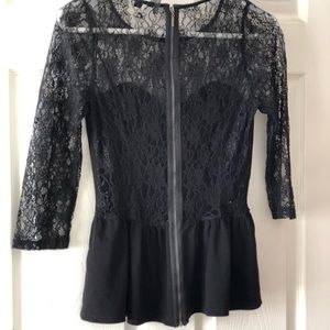 Guess Lace black blouse